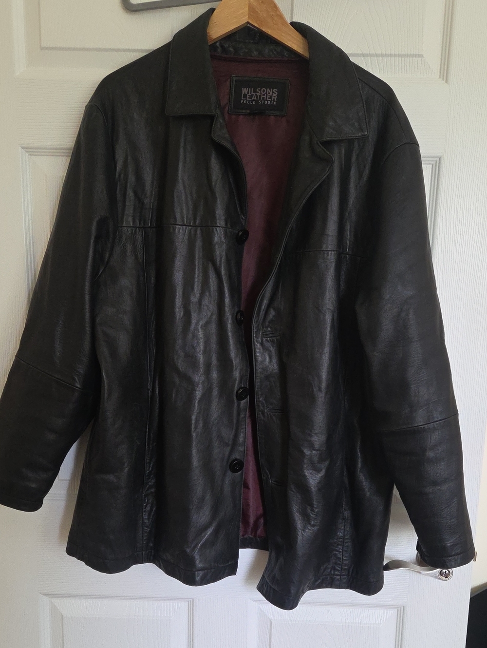 Wilsons Leather Coat 1X Womens